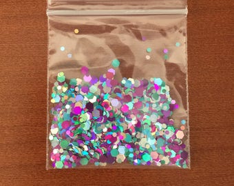 Holographic Hexagon Sequins