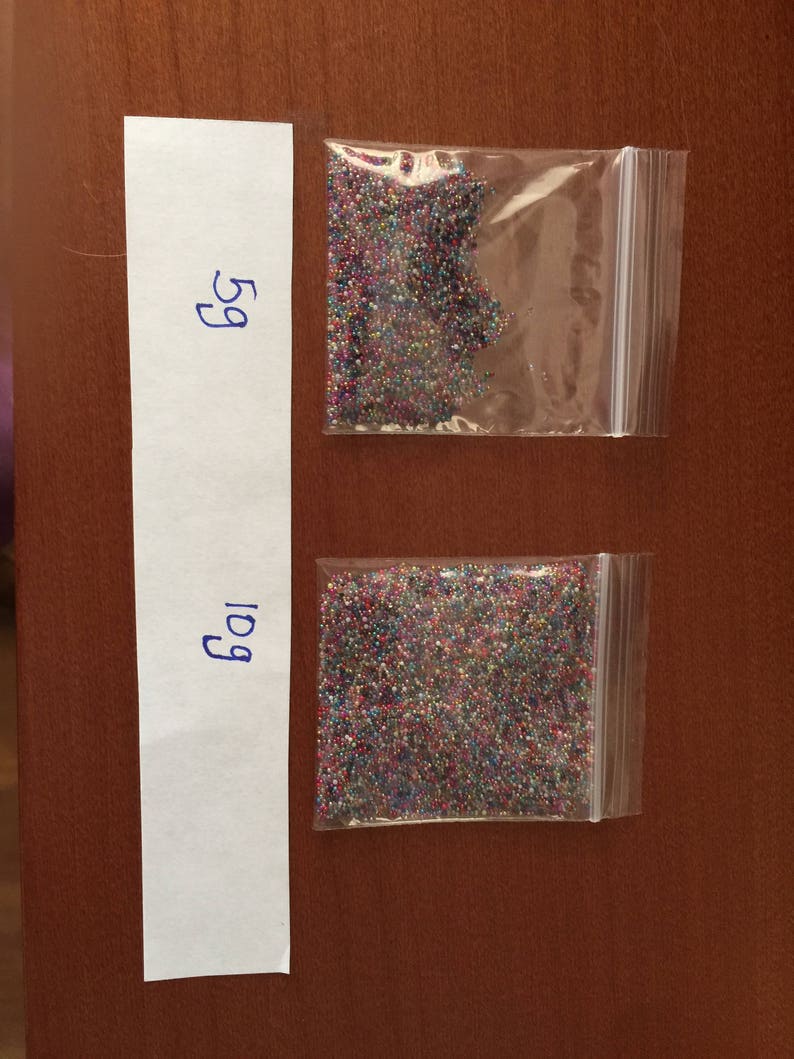 Caviar Beads .6-1.5mm Rainbow