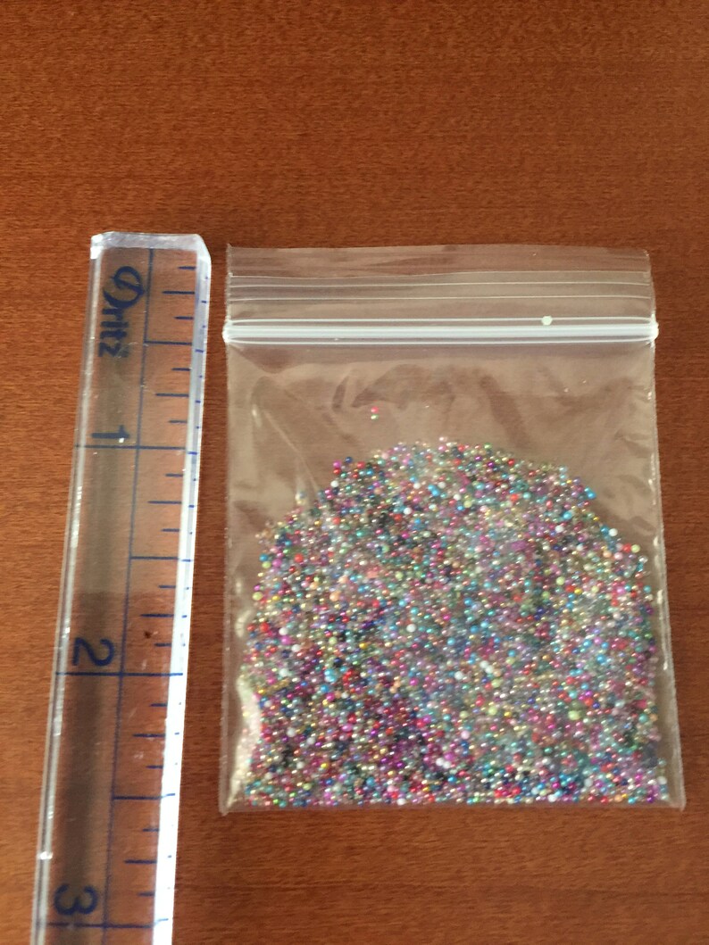 Caviar Beads .6-1.5mm Rainbow