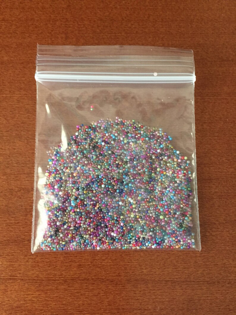 Caviar Beads .6-1.5mm Rainbow