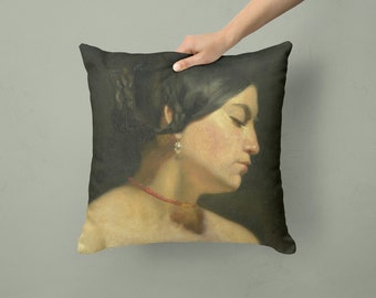 Throw pillow - Mary Magdalene, 19th century, Lourens Alma Tadema - square 45 cm