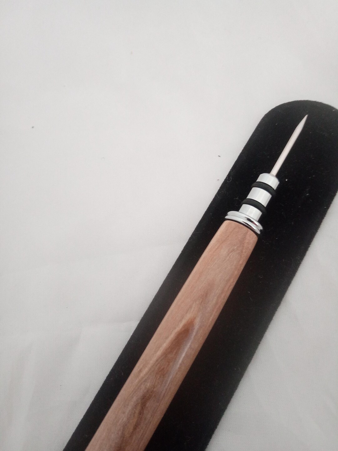 Olive Wood Hand Turned Seam Ripper - You Can Choose the 2 Attachments ...