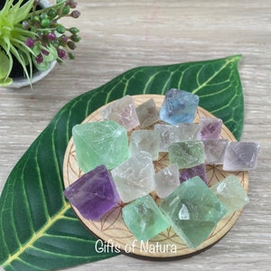 Fluorite Octahedrons - 100% Natural, Raw, Unpolished - &quot;Mental Clarity&quot; - &quot;Clear Energy&quot; - &quot;Decision-Making&quot;