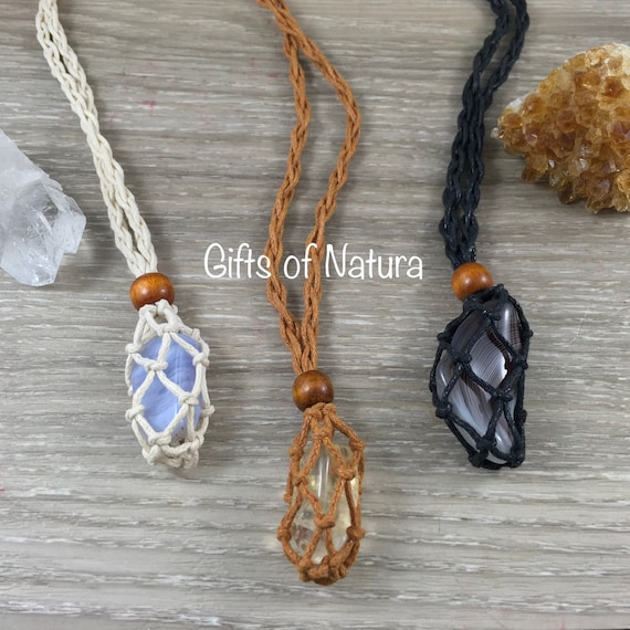 3 Pieces Necklace Cord Empty Stone Holder Crystal India | Ubuy