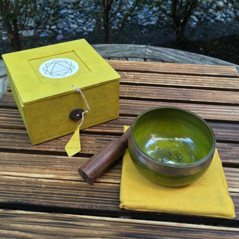 Handcrafted Tibetan Singing Bowls Gift Set Meditation Etsy