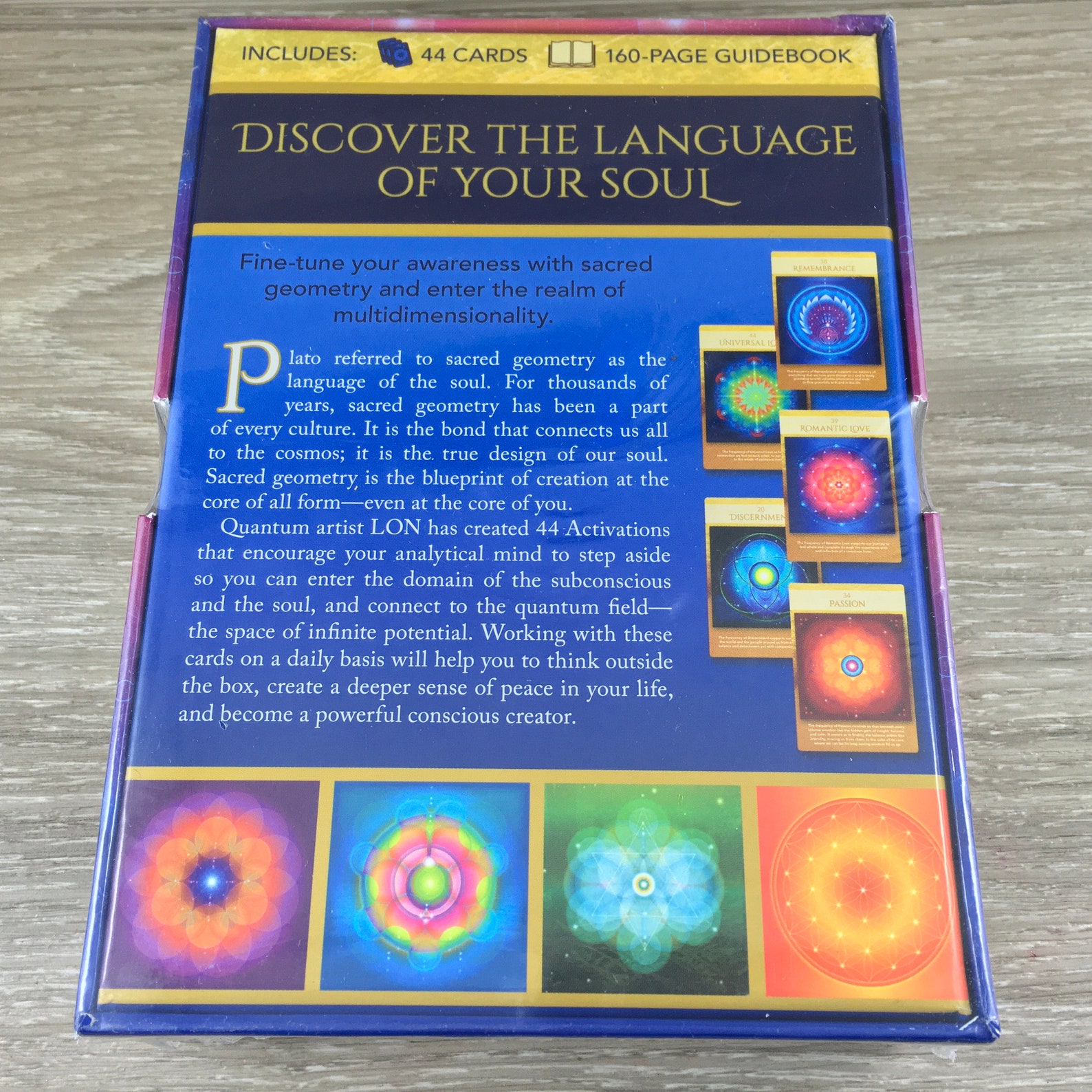 Sacred Geometry Activations Oracle Cards by LON Etsy