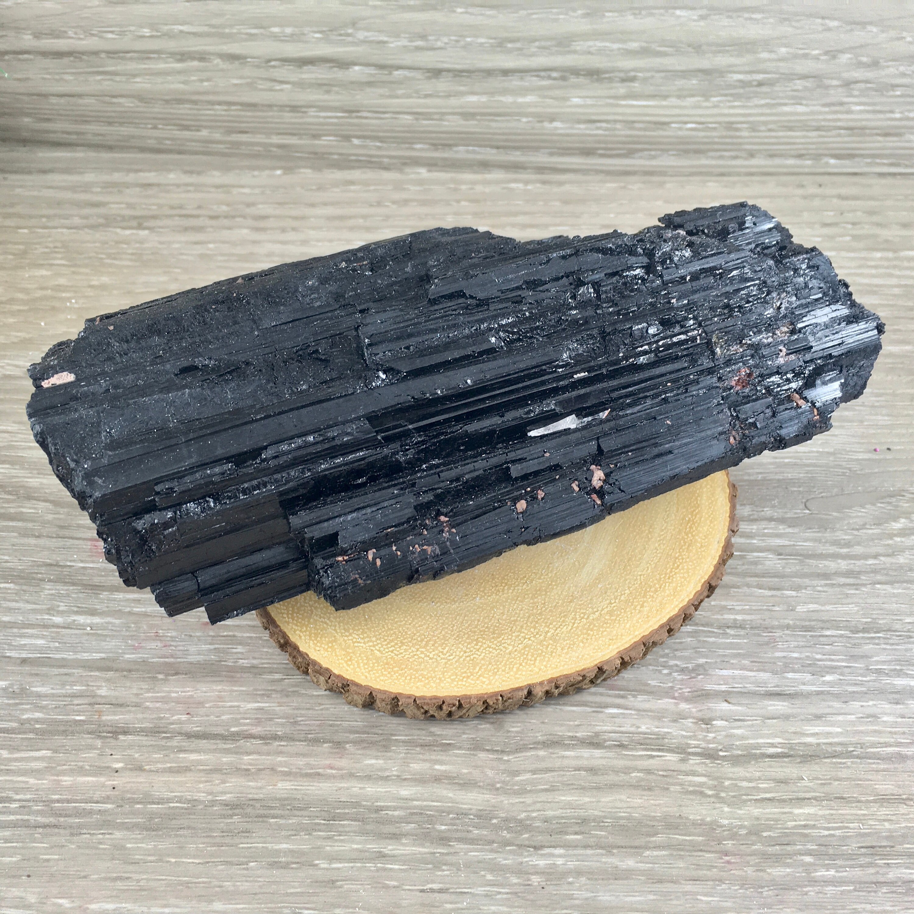 6.5 Black Tourmaline on Matrix Rough Raw Natural Etsy