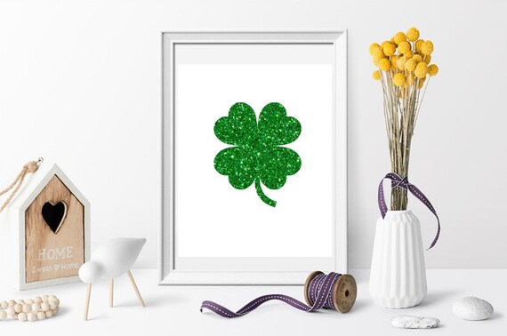 St Patricks Day Printable Decor Print Party Decor Office Etsy