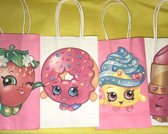 Shopkins Goody bags, Shopkins party bags, Shopkins party, Candy, Shopkins treats, Shopkins Goodie Bags, Goodie Bags, Shopkins Decorations