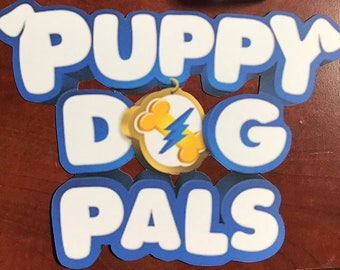 Puppy Dog Pals Decorations, Puppy Dog Pals Die Cuts, Puppy Dog Pals Party