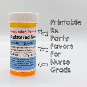 2022 Physician Assistant Party Favor PRINTABLE Lables/ PDF ...