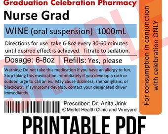 PRINTABLE RX Pill Bottle Labels 3in X 1.5in Prescription - Etsy