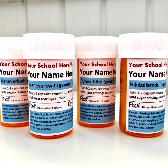 Medical School Graduation Party Favors Custom Graduation Etsy