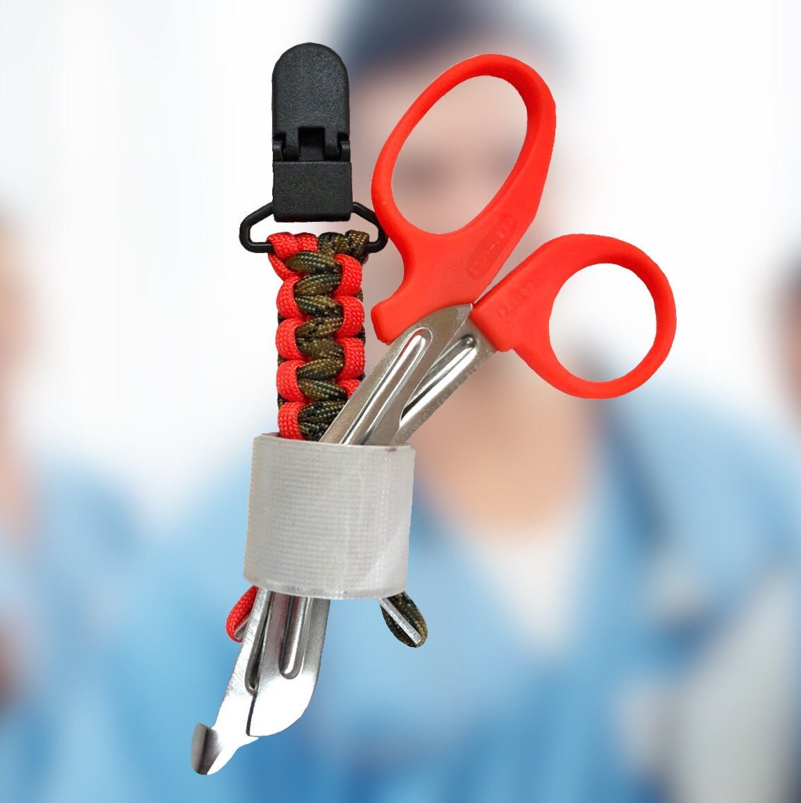 Camo Nurse Tape & Scissor Lanyard/ Male Nurse Custom Paracord Etsy