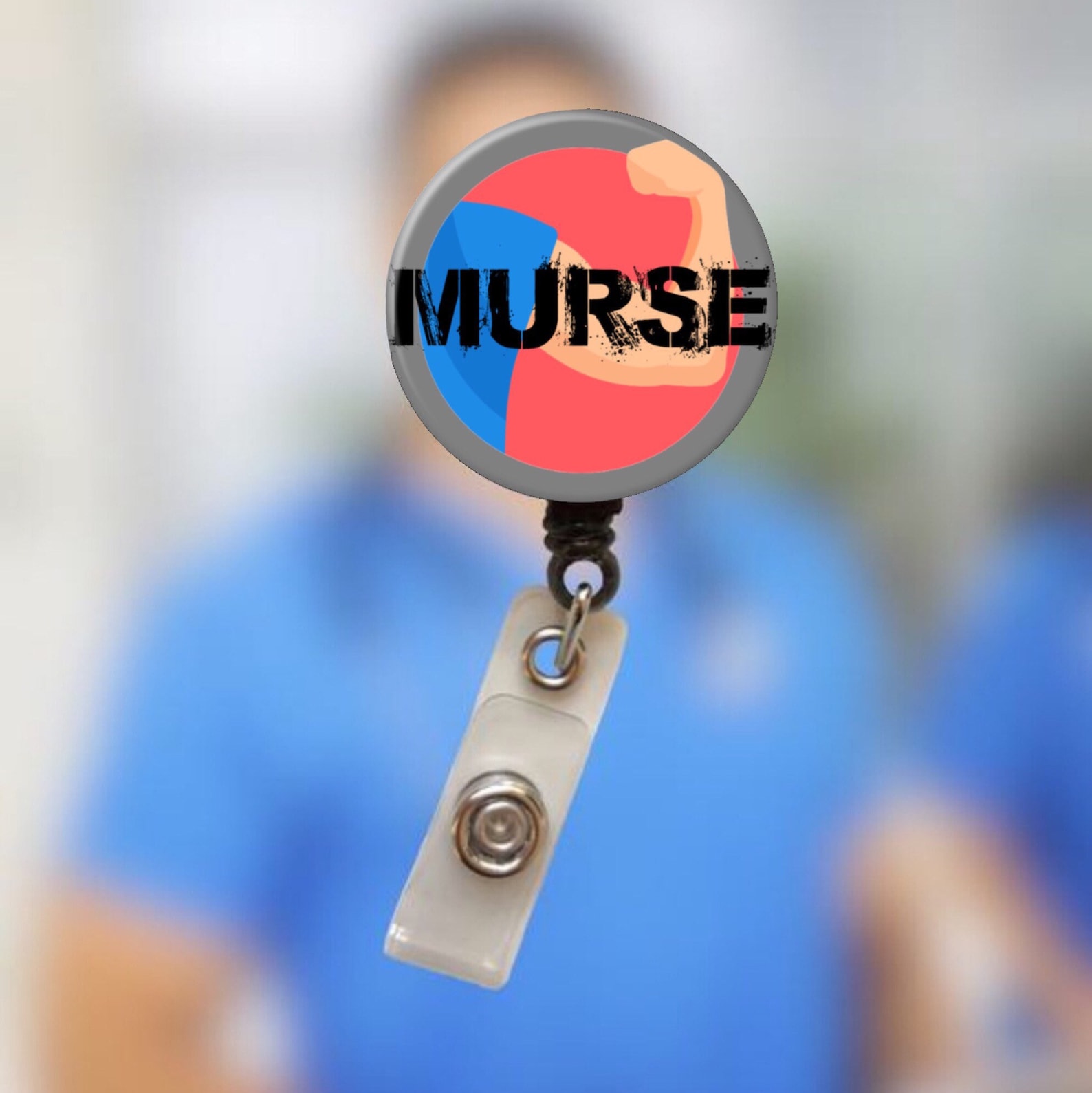 FUNNY NURSE Badge Reel for Nurses/ Male Nurse/ New Nurse/ Etsy