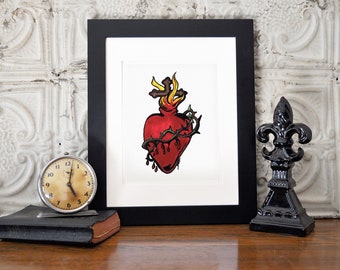 Sacred Heart of Jesus Print Art