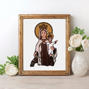 Our Lady of Mount Carmel Print Art