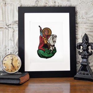 St. George Print (Patron Saint of Soliders)