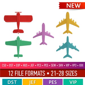 Aircraft embroidery aircraft machine embroidery design files  etsy Aircraft embroidery aircraft machine embroidery design files  etsy