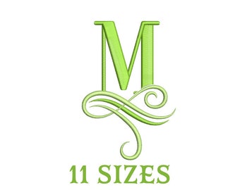 Exquisite Monogram Embroidery Font Exquisite Machine Embroidery Design Files in Csd Dst Exp Hus Jef Pes Pcs Shv Sew Vp3 Vip Xxx formats.