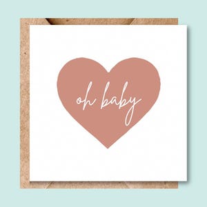 Oh Baby - Neutral | Baby Shower Card