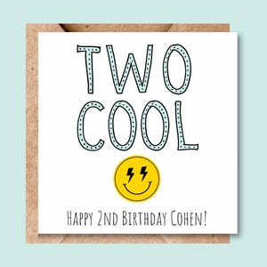 Coole 2e verjaardagskaart voor twee | PERSONALISEER MIJ!