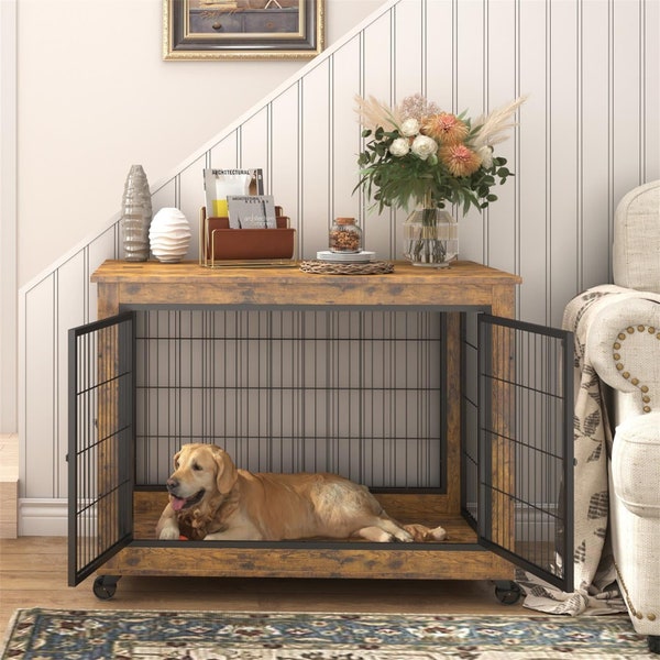 Photo inspiration: Visual Reference: Rustic Dog Crate
