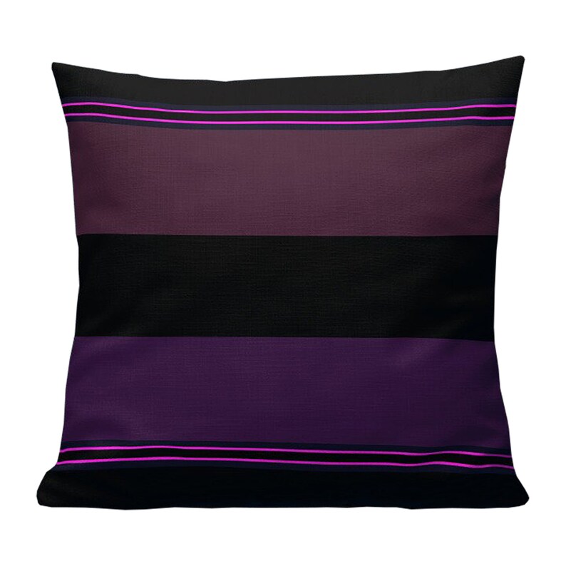 Magenta Eggplant And Purple Throw Pillow Contemporary Etsy
