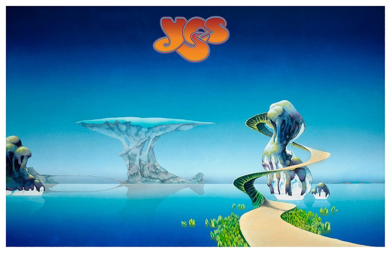 YES Desolation Valley Illustration Poster Roger Dean Poster Yes Cover