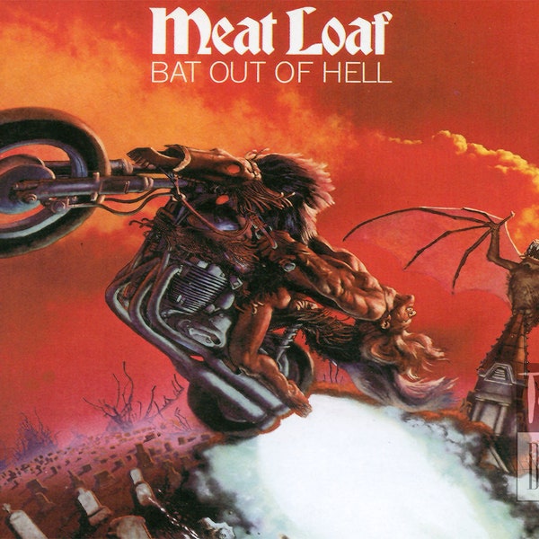 Meat Loaf Bat Out of Hell Poster | Meat Loaf Cover Poster | Meat Loaf Vintage Poster | Vintage Wall Art