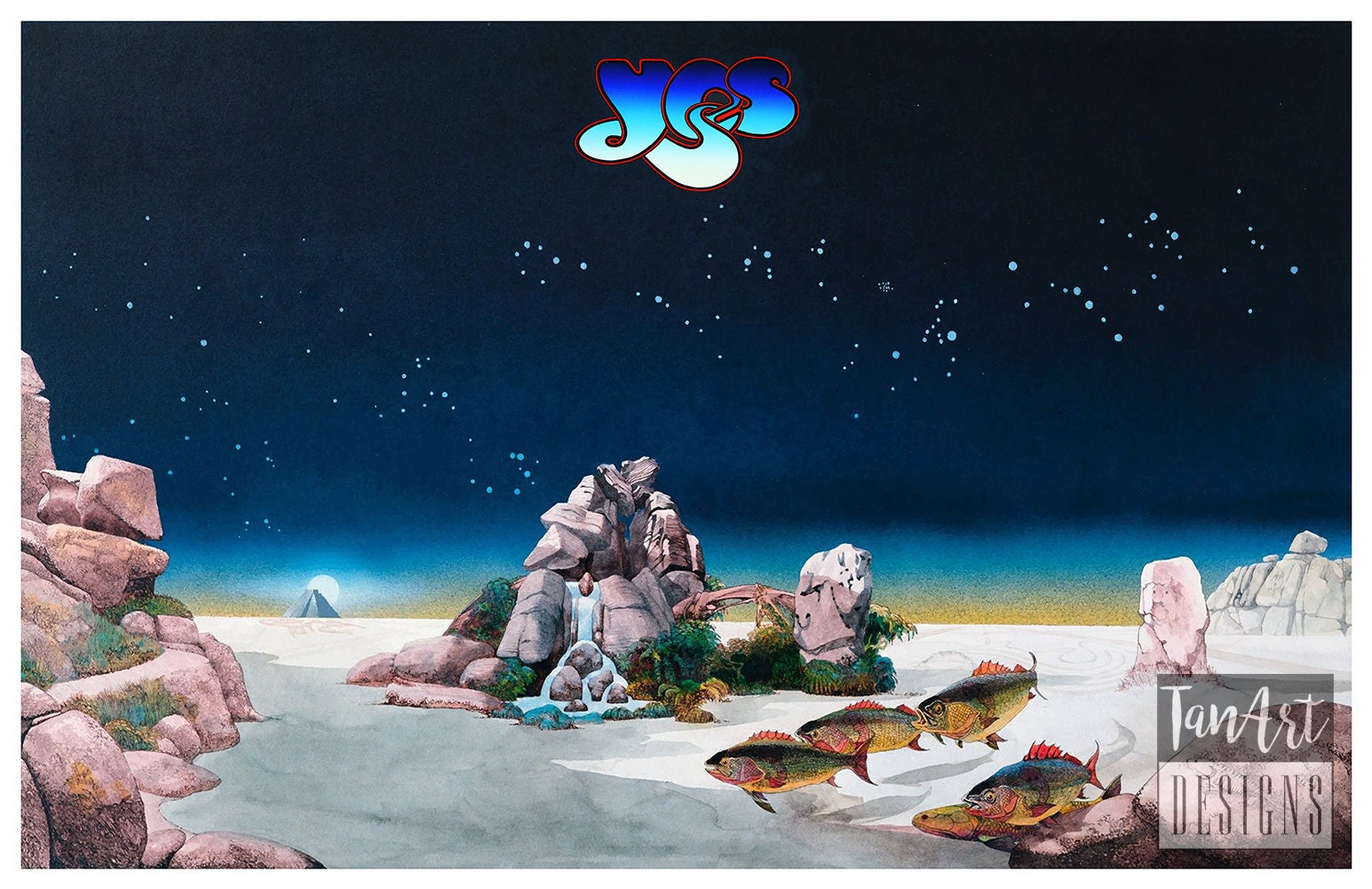 YES Ancient Ritual Illustration Poster Roger Dean Poster Yes Cover Poster  YES Vintage Poster Vintage Wall Art - Etsy