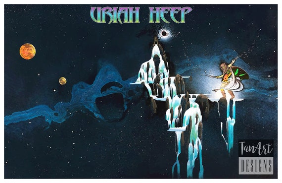 Uriah Heep Demons and Wizards Illustration Poster Uriah Heep Poster Uriah  Heep Cover Poster Vintage Poster Roger Dean Art - Etsy Ireland