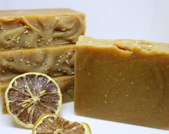 Jabón de cítricos silvestres / Jabón botánico / Vegano / Jabón hecho a mano /