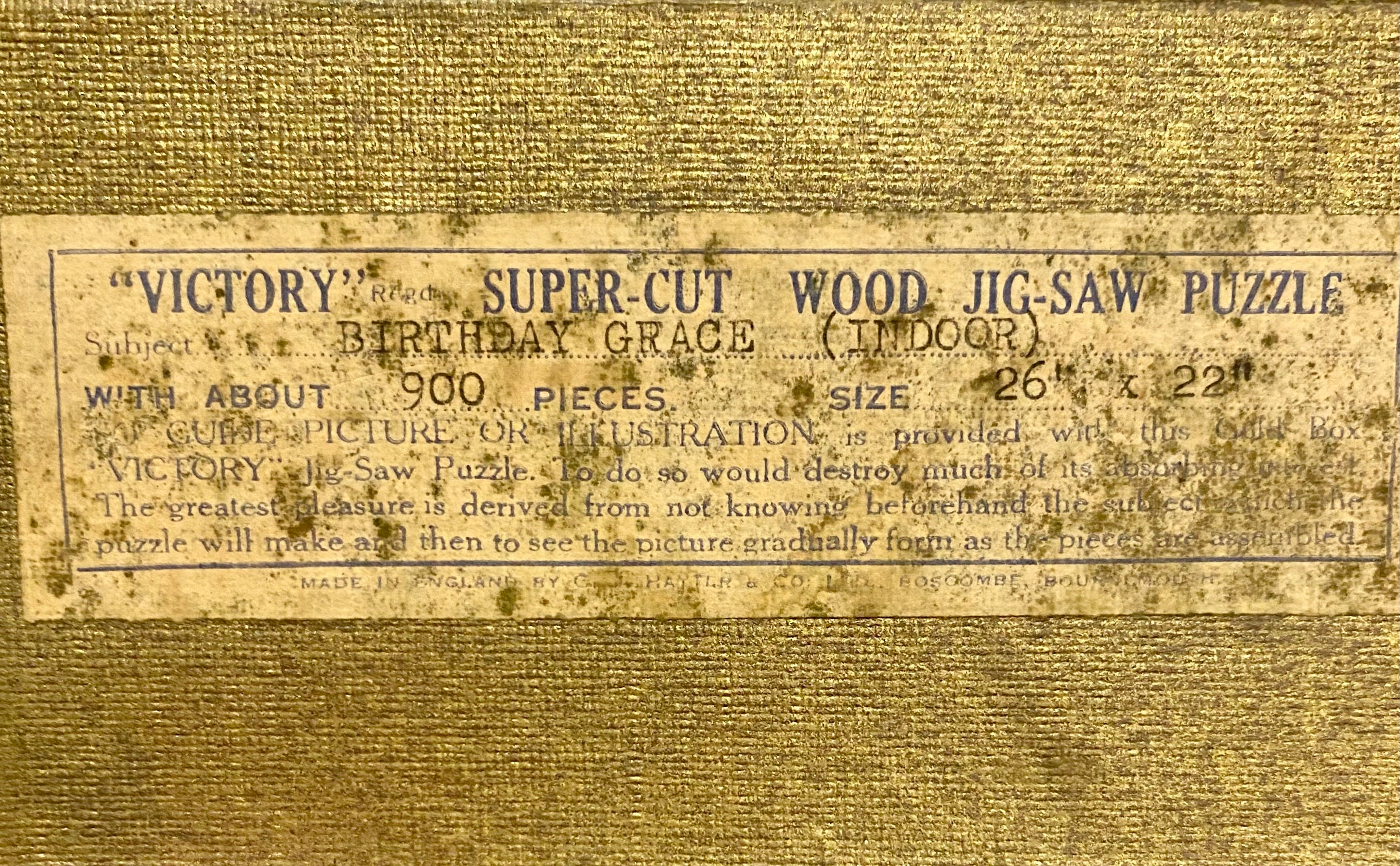 Supercut Victory Plywood Jigsaw Puzzle Birthday Grace Etsy