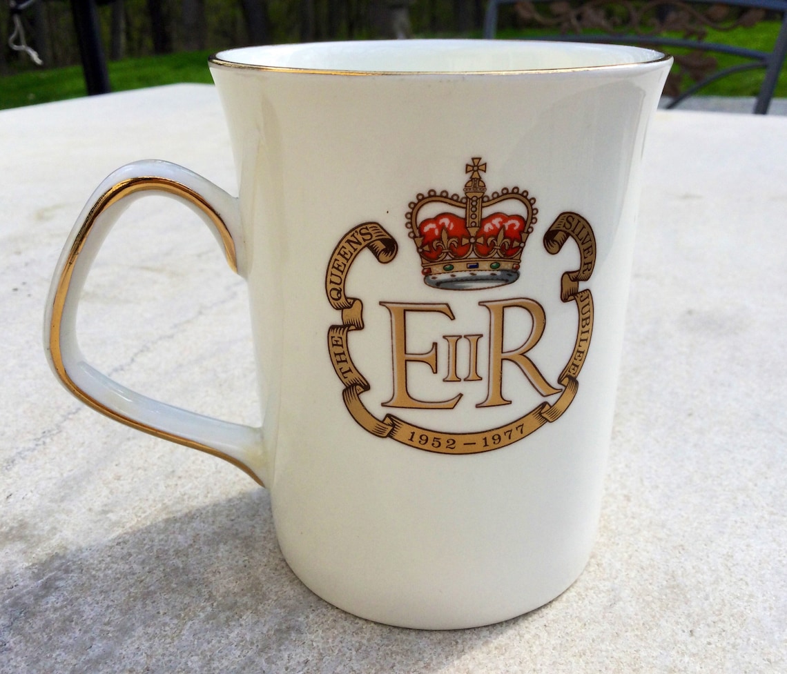 Queen Elizabeth II jubilee mug Etsy