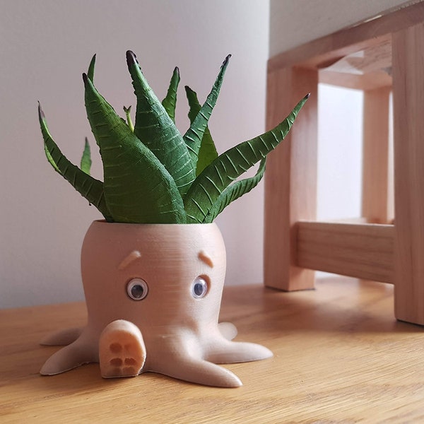 Octopus Planter | Animal Planter | Cute Planter | Indoor Planter | Cactus Planter | Desk Planter| Gift Planter| Plant Pot| Succulent Planter