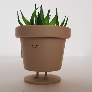 Standing plant Pot Cute Plant Pot Plant Pot Standing Planter Cute Planter Planter CharacterIndoor PlanterCactus PlanterSucculent image 9