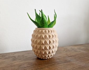 Geometric Pineapple Planter for Modern Succulent & Air Plant Pot