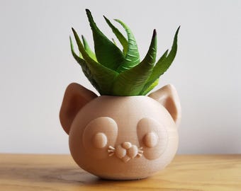 Cat Planter for Succulents and Indoor Plants