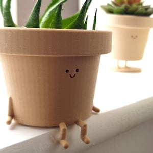 Sitting Pot | Cute Plant Pot | Plant Pot | Sitting Planter | Cute Planter | Planter Character | Indoor Planter | Cactus Planter | Succulent
