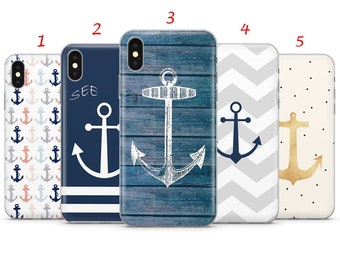 Anchor phone case Anime Sea Cover for iPhone 15,14 Pro Max,13,XR,12 Pro,11,Xs,8 Max Galaxy A21,S20,A54, ,S21 FE,S22, A32,A52,S10e,A8,A70