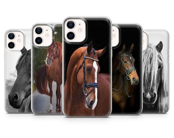 Horse Portrait Phone Case: Equestrian Animal Cover