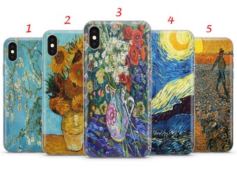 Van Gogh Painting Phone Case: Soft TPU Gel, UV Print