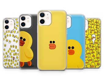 Kawaii Yellow Duck Phone Case: Anime Style Cover