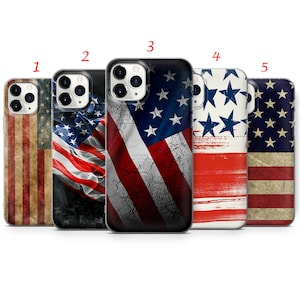 American Flag phone case USA Cover for iPhone 15,14,13,12,11,SE,8,xr Galaxy A13,A53,A33,S21 FE,S22,S23,A10,A12,A32,A52,S10e,A50,S8 Pixel 6,8 image 1