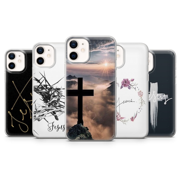 Christian Quotes case phone Jesus Cover for iPhone 15Pro,14,13,12 mini,11,Xr,8 SAMSUNG S23,A12,S21,A71 Galaxy S21 FE,S22,A50,S10e Pixel 6,6A