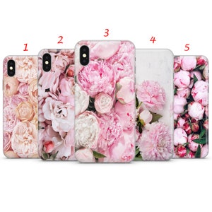 Peonies phone case Flowers Cover for iPhone 15,14,13,11,Xr, 12 Pro,Xs SAMSUNG A12,A71,S21,A20e Galaxy S10e,A32,A52,A70,A8,S20,A20,A54