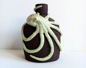 Octopus bottle vase