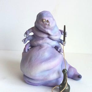 Absolem the caterpillar sculpture , original ceramics from Alice in Wonderland
