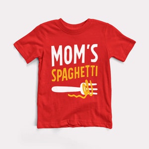 Mom's Spaghetti Baby + Kids Tee - BabyDoopy - Toddler Youth Funny Rap Hiphop Eminem Kids Graphic Print